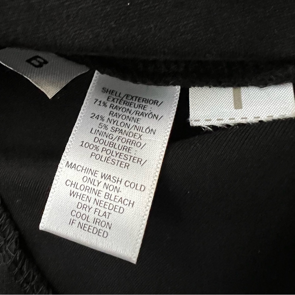 Ann Taylor LOFT Black A-Line Skater Dress with Pockets - Picture 6 of 12